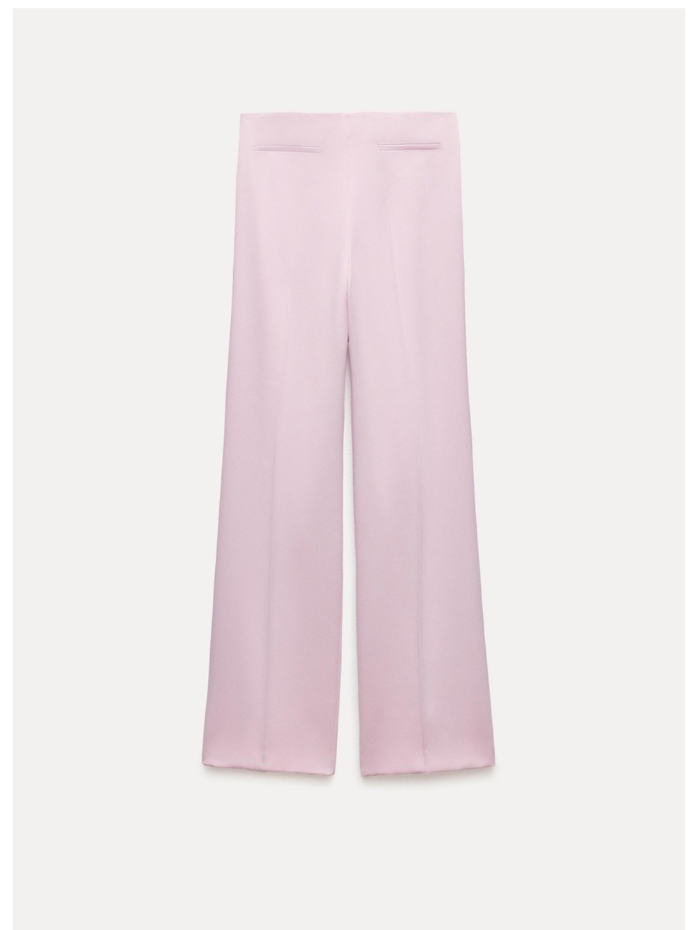 Zara Pastel Pink Wide-Leg Trousers